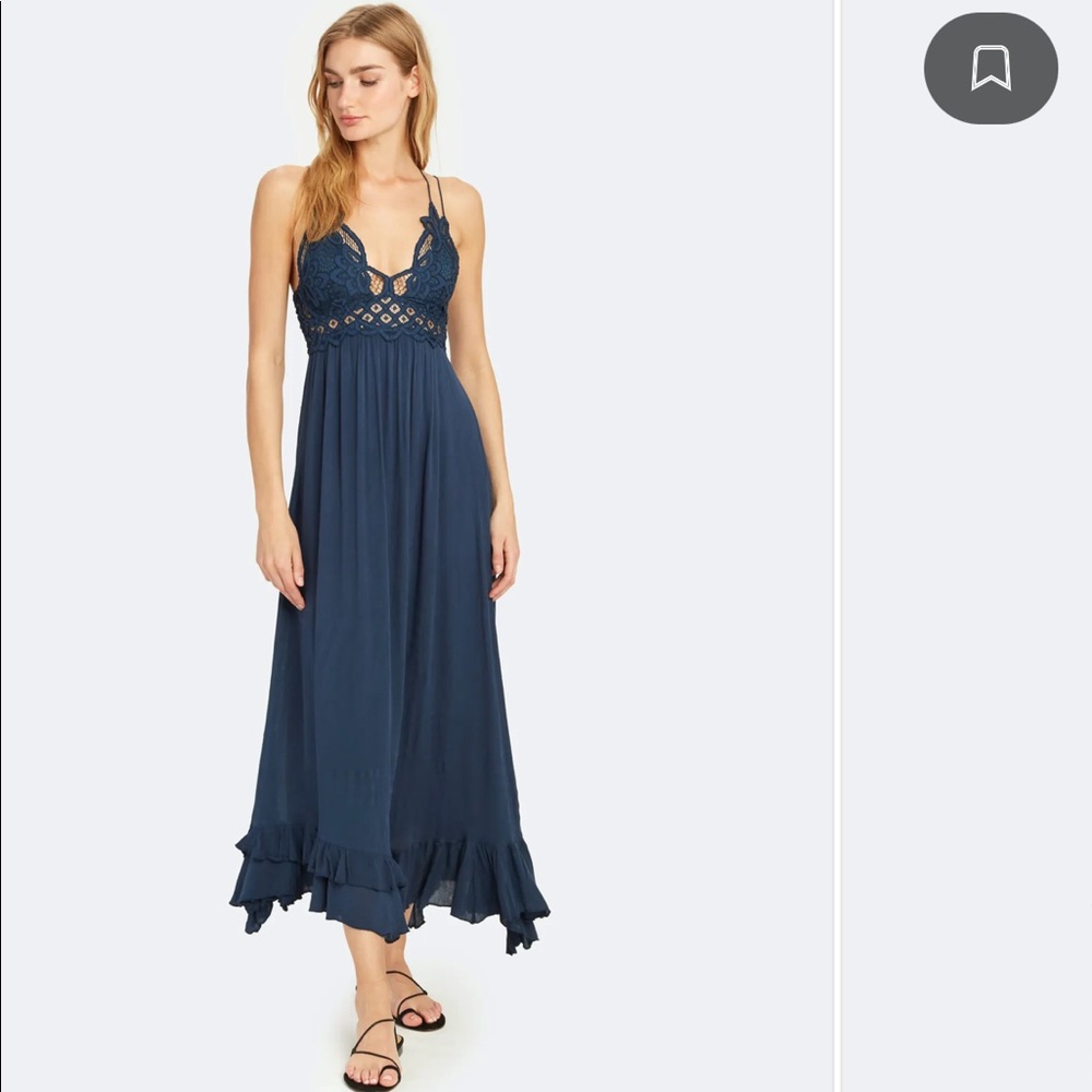 NWT Free People Adella Maxi Slip Dress - Picture 2 of 15